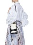 Figure View - Click To Enlarge - ALEXANDER MCQUEEN - ‘Soft Curve' drawstring leather bucket bag