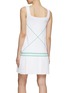 BOTTEGA VENETA - Sleeveless Square Neck X-Stitching Tennis Dress