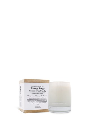 Main View - Click To Enlarge - THE AROMATHERAPY COMPANY - Wild Mint & Bergamot scented candle