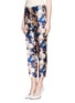 Front View - Click To Enlarge - J.CREW - Collection cropped trousers in antique floral