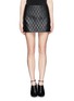 Main View - Click To Enlarge - NEIL BARRETT - Quilt leather skirt