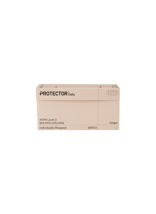 Detail View - Click To Enlarge - PROTECTOR DAILY - SMALL PROTECTIVE FACE MASK PACK OF 30 – GINGER