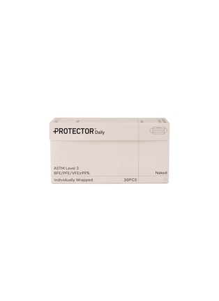 Detail View - Click To Enlarge - PROTECTOR DAILY - LARGE PROTECTIVE FACE MASK PACK OF 30 – NAKED