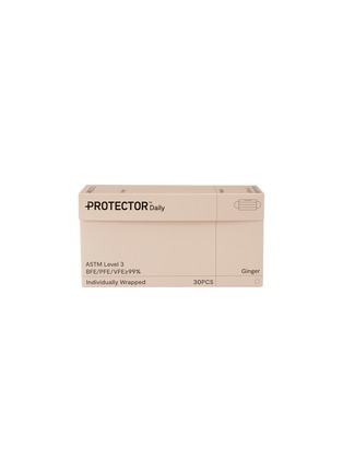 Detail View - Click To Enlarge - PROTECTOR DAILY - MEDIUM PROTECTIVE FACE MASK PACK OF 30 – GINGER