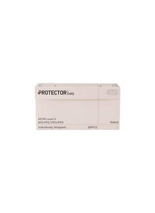 Detail View - Click To Enlarge - PROTECTOR DAILY - SMALL PROTECTIVE FACE MASK PACK OF 30 – NAKED