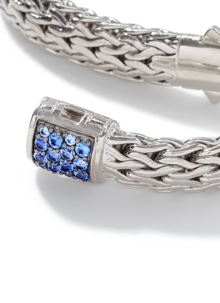 Detail View - Click To Enlarge - JOHN HARDY - ‘Classic Chain' Sapphire Sterling Silver Bracelet
