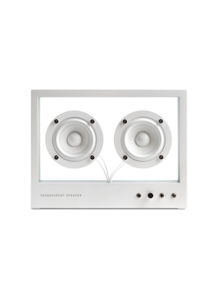 Main View - Click To Enlarge - TRANSPARENT - Small Transparent Speaker – White