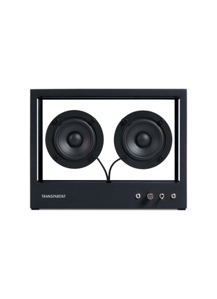 Main View - Click To Enlarge - TRANSPARENT - Small Transparent Speaker – Black