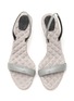 Detail View - Click To Enlarge - AERA - ‘CLAUDIA' VEGAN SINGLE BAND QUILTED SANDALS