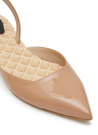 Detail View - Click To Enlarge - AERA - ‘JACKIE‘ QUILTED VEGAN SKIMMER FLATS