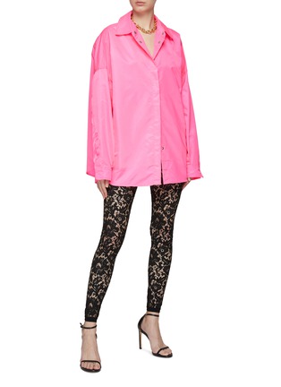 Figure View - Click To Enlarge - VALENTINO GARAVANI - FITTED LACE LEGGINGS