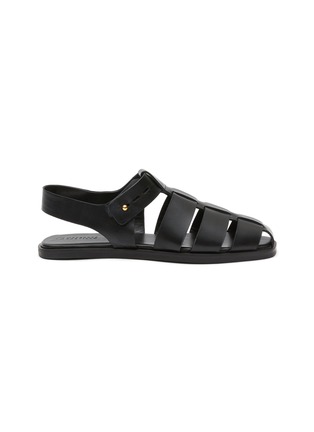 Main View - Click To Enlarge - MERCEDES CASTILLO - ‘KAILEY' FLAT FISHERMAN LEATHER SANDALS