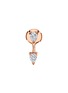 Main View - Click To Enlarge - ANITA KO - Diamond 18k rose gold orbit earring