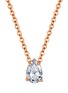 Main View - Click To Enlarge - ANITA KO - Diamond 18k rose gold pendant necklace
