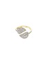 Main View - Click To Enlarge - ANITA KO - Diamond 18k gold small leaf ring