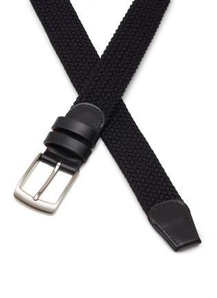 Detail View - Click To Enlarge - MAGNANNI - ‘Nadal' woven elastic buckle belt