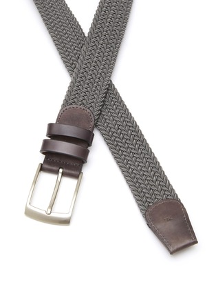 Detail View - Click To Enlarge - MAGNANNI - ‘Nadal' woven elastic buckle belt
