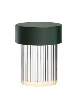 Main View - Click To Enlarge - FLOS - Last Order Fluted Rechargeable Table Lamp — Matt Green