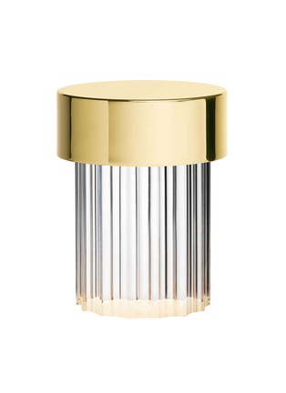 Main View - Click To Enlarge - FLOS - Last Order Fluted Rechargeable Table Lamp — Polished Brass