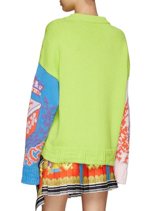 Back View - Click To Enlarge - VERSACE - ‘ROYAL REBELL‘ KNIT SWEATER