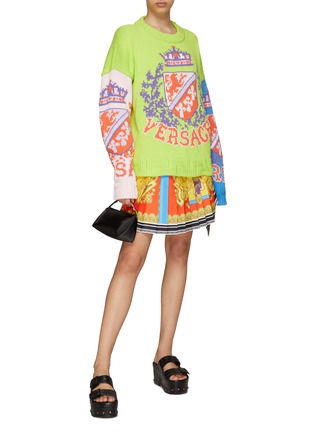 Figure View - Click To Enlarge - VERSACE - ‘ROYAL REBELL‘ KNIT SWEATER