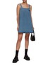 Figure View - Click To Enlarge - PRADA - Scoop Neck Logo Mini Dress