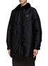 Detail View - Click To Enlarge - PRADA - Reversible Snap Button Re-Nylon Shearline Coat