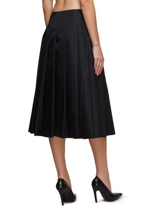 Back View - Click To Enlarge - PRADA - BELTED RE-NYLON PLEATED MINI SKIRT