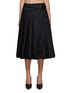 Main View - Click To Enlarge - PRADA - BELTED RE-NYLON PLEATED MINI SKIRT