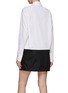 Back View - Click To Enlarge - PRADA - Re-Nylon Hem Cotton Poplin Shirt Dress