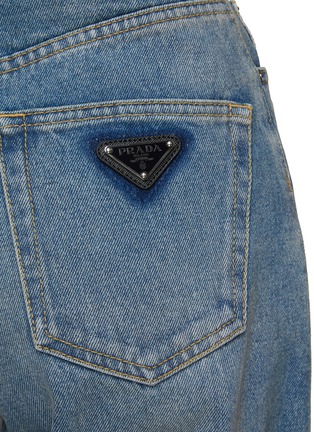  - PRADA - Logo Plaque Washed Baggy Jeans