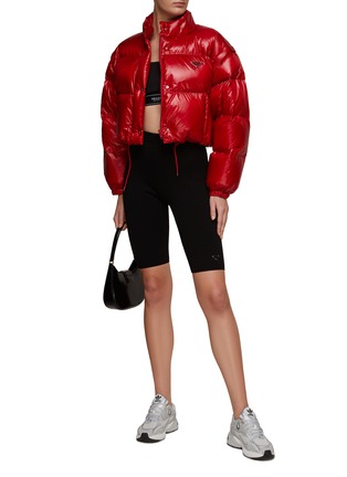 Figure View - Click To Enlarge - PRADA - LOGO PLAQUE CYCLING SHORTS