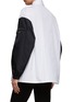 Back View - Click To Enlarge - PRADA - POPLIN COMBO SHIRT