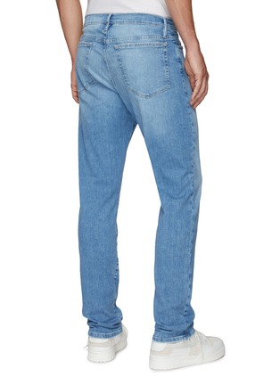 Back View - Click To Enlarge - FRAME DENIM - ‘L'Homme' Biodegradable Light-Washed Slim Jeans