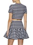 Back View - Click To Enlarge - ALAÏA - GINGHAM CROPPED TOP