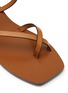 Detail View - Click To Enlarge - A.EMERY - ‘Colby' square toe leather toe ring sandals