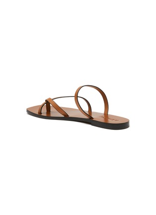  - A.EMERY - ‘Colby' square toe leather toe ring sandals