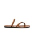 Main View - Click To Enlarge - A.EMERY - ‘Colby' square toe leather toe ring sandals