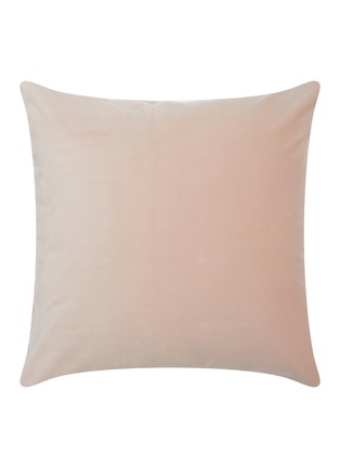 Main View - Click To Enlarge - FRETTE - Luxury Velvet Cushion — Dawn Pink