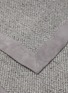 Detail View - Click To Enlarge - FRETTE - Tuileries Cashmere Suede Blanket — Milk/Slate Grey