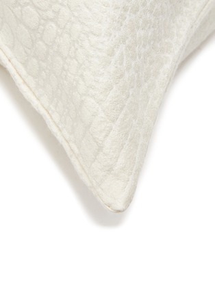 Detail View - Click To Enlarge - FRETTE - LUXURY COCCO CUSHION — MILK