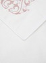 Detail View - Click To Enlarge - FRETTE - Ornate Medallion Embroidery Cotton Terry Guest Towel – Milk/Dawn Pink