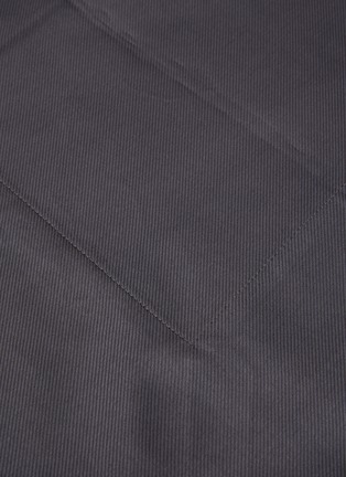 Detail View - Click To Enlarge - FRETTE - Across Queen Size Duvet Set — Storm Grey