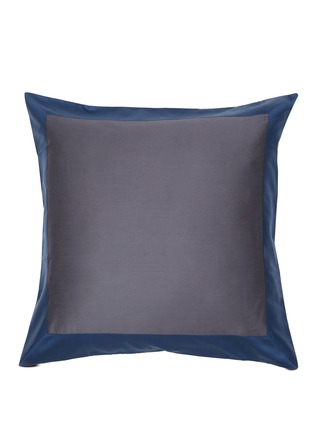 Main View - Click To Enlarge - FRETTE - RECTANGULAR PILLOWCASE — STORM GREY/MIDNIGHT BLUE