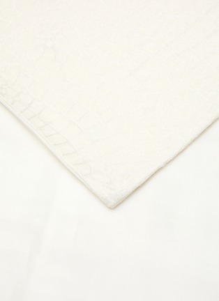Detail View - Click To Enlarge - FRETTE - Luxury Queen Size Duvet Set — Milk