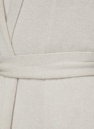  - FRETTE - SUGAR LARGE/EXTRA LARGE CASHMERE DRESSING GOWN — BEIGE