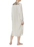 Back View - Click To Enlarge - FRETTE - CASCADE SMALL LONG SLEEVE SILK NIGHTGOWN — CHAMPAGNE