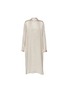 Main View - Click To Enlarge - FRETTE - CASCADE SMALL LONG SLEEVE SILK NIGHTGOWN — CHAMPAGNE