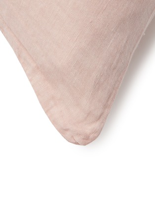 Detail View - Click To Enlarge - ONCE MILANO - Linen Standard Pillowcase Set Of 2 — Pale Pink