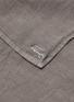 Detail View - Click To Enlarge - ONCE MILANO - Linen Top Sheet — Charcoal